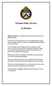 Fax / Internet fax / Technology / Email / Toronto Police Service