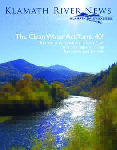 Klamath River News a publication of RIVERKEEPERS Winter 2012