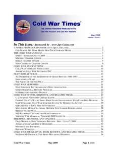 Cold War Times - August[removed]Vol. 8, Issue 3