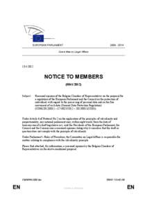 [removed]EUROPEAN PARLIAMENT Committee on Legal Affairs[removed]