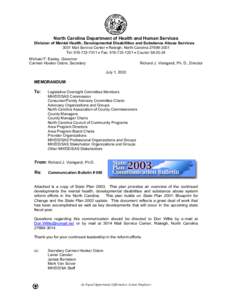 SAS / Mental health / MH / North Carolina / Computing / Computer programming / North Carolina Department of Health and Human Services / Carmen Hooker Odom / Raleigh /  North Carolina