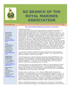 Newsletter of Royal Marine Association New Zealand