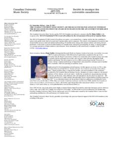 Microsoft Word - SOCAN  Award of EXCELLENCE for the Advancement of Research in Canadian Music 2013 ENGLISH [1]jw.docx