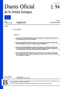 Diario Oficial de la Unión Europea Legislación Edición en lengua española