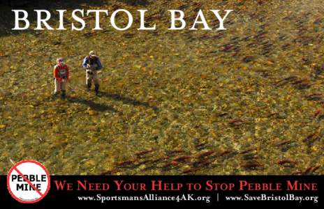 BRISTOL BAY  WE NEED YOUR HELP TO STOP PEBBLE MINE www.SportsmansAlliance4AK.org | www.SaveBristolBay.org