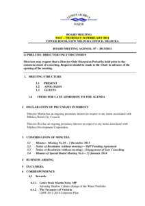 Microsoft Word - 1  Agenda Running sheet - 20 February 2014