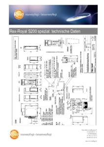 Rex-Royal S200 spezial: technische Daten   
