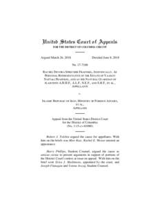 United States Court of Appeals FOR THE DISTRICT OF COLUMBIA CIRCUIT Argued March 26, 2018  Decided June 8, 2018