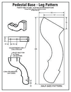 Pedestal Base - Column and Leg Patterns