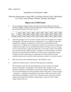 TIER A, AMDT #10  Amendment to the Chairman’s Mark Offered by Representatives Ryan (OH), Van Hollen, Pascrell, Castor, McDermott, Lee, Pocan, Lujan Grisham, Cárdenas, Schrader, and Doggett