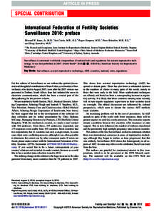 International Federation of Fertility Societies Surveillance 2010: preface