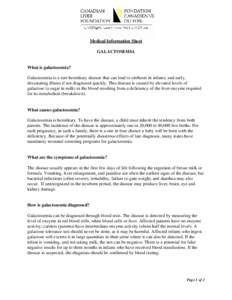 Galactosemia / Galactose-1-phosphate uridylyltransferase deficiency / Galactosemic cataract / Inborn errors of carbohydrate metabolism / Medicine / Health