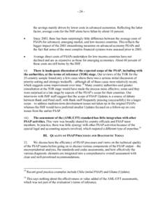 Chapter III. Quality of FSAP Processes and Diagnostic Tools -- IMF Independent Evaluation Office - Report on the Evaluation of the Financial Sector Assessment Program, January 5, 2006