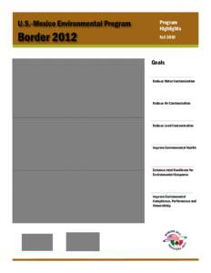 Border 2012 Program Highlights