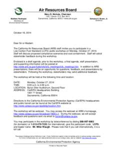 California / Fuels / Low-carbon economy / Low-carbon fuel standard / Environment / California Environmental Protection Agency / California Air Resources Board / United States Environmental Protection Agency / Sacramento /  California / Environment of California / Emission standards / Air pollution in California