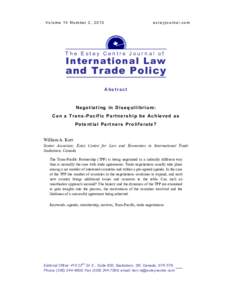 Trans-Pacific Strategic Economic Partnership / Saskatoon / International trade / New Zealand free trade agreements