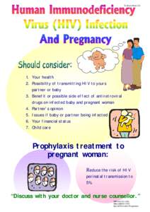 Human Immunodeficiency Virus (HIV) Infection And Pregnancy