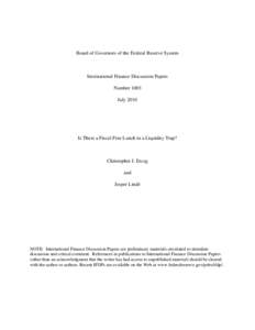 Economic theories / Fiscal policy / Keynesian economics / Fiscal multiplier / Multiplier / Recession / Liquidity trap / IS/LM model / Monetary policy / Macroeconomics / Economics / Public finance