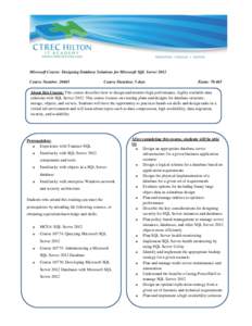 Database management systems / Data management / Windows Server System / Microsoft SQL Server / SQL / Database / Windows PowerShell / Comparison of relational database management systems / Microsoft Certified Professional / Computing / Relational database management systems / Software engineering