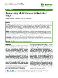 Sivakumar et al. Biotechnology for Biofuels 2014, 7:62 http://www.biotechnologyforbiofuels.com/content[removed]