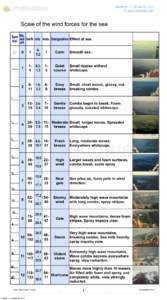 Physical geography / Beaufort scale / Water waves / Physical oceanography / Coastal geography / Spray / Meteorology / Atmospheric sciences / Wind