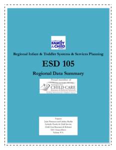 Regional Infant & Toddler Systems & Services Planning  ESD 105 Regional Data Summary  Preparers