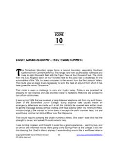 SCENE  10 COAST GUARD ACADEMY—1935 (SWAB SUMMER)  T