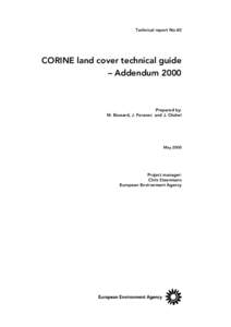 Technical report No 40  CORINE land cover technical guide – Addendum[removed]Prepared by: