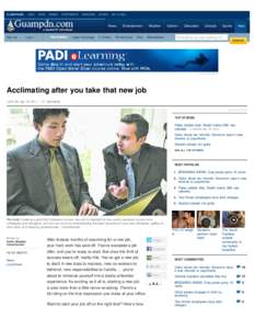 Acclimating after you take that new job | Pacific Daily News | guampdn.com