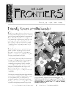 BLM - ALASKA  FRONTIERS ISSUE 78  JUNE/JULY