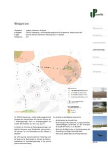 Windpark Iven Regionalplanung Projektgebiet Auftraggeber Aufgabe Fertigstellung