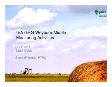 Weyburn-Midale Carbon Dioxide Project / Midale /  Saskatchewan / Cenovus Energy / Seismology