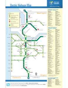 WEST COAST  ELECTRIC HIGHWAY  Electric Highway Map