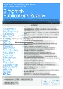 Bimonthly Publications Review 17
