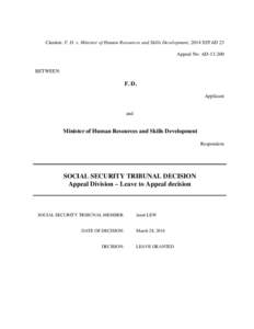 Appeal / Social Security / Law / Tribunal / Natural justice