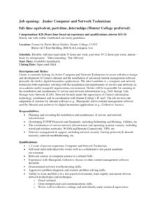 Microsoft Word - Junior Computer and Network Technician Job Description.docx