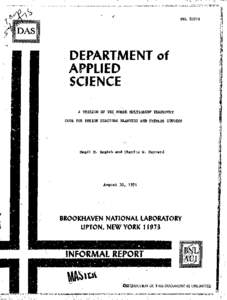 BNL[removed]DEPARTMENT of APPLIED SCIENCE A VERSION OF THE MORSE MDLTIGROUP TRANSPORT