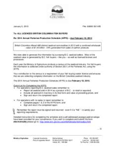 AgFish Letter - Correspondence Unit Layout