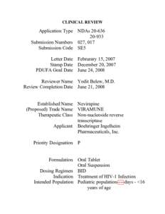 CLINICAL REVIEW Application Type  NDAs[removed]