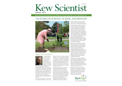 Kew Scientist ISSN: [removed]Spring[removed]NEWS