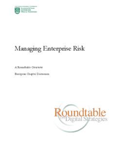 Business / Risk management / Project management / Security / Political risk / Enterprise risk management / Value at risk / Actuarial science / Management / Risk