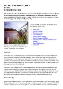 Physical geography / Flood control / Queensland floods / Flood warning / Herbert River / Flood / Floods in the United States: 1901–2000 / Brisbane flood / Meteorology / Atmospheric sciences / Hydrology