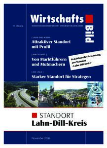 Standort Lahn Dill Kreis redaktionell:Standort Lahn Dill Kreis:24 Seite 1  Bild 58. Jahrgang