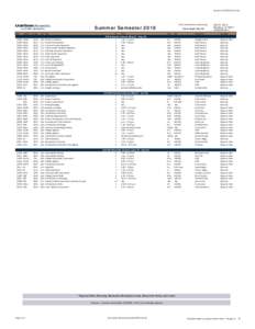USU Eastern Blanding Campus Summer 2018 Class Schedule