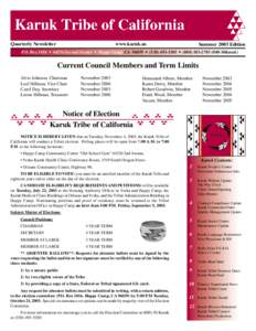 Karuk Tribal Newsletter, Summer[removed]Page 1 www.karuk.us