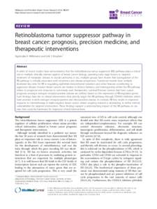 Carcinogenesis / Transcription factors / Tumor suppressor genes / Carcinogens / Proteins / Retinoblastoma protein / Breast cancer / P16 / Retinoblastoma / Medicine / Oncology / Biology