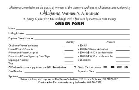 Geography of the United States / Oklahoma / Geography of Oklahoma / Credit card / Stillwater /  Oklahoma