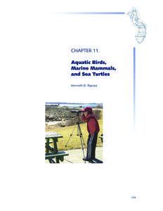 CHAPTER 11. Aquatic Birds, Marine Mammals, and Sea Turtles  CHAPTER 11. Aquatic Birds, Marine Mammals, and Sea Turtles