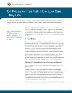 Petroleum / Inflation / Peak oil / Energy crises / Energy crisis / Deflation / OPEC / Price of petroleum / World oil market chronology from / Economics / Soft matter / Petroleum politics