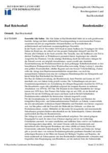 Regierungsbezirk Oberbayern Berchtesgadener Land Bad Reichenhall